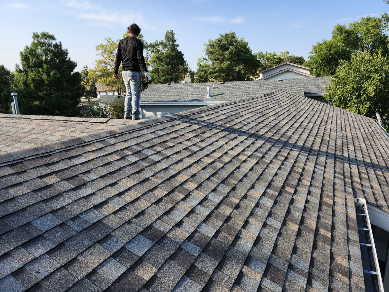 Bison Roofing Install September 2024 - IKO Dynasty Class 3 UL2218 - Cornerstone/Weathered Wood - Bismarck, ND